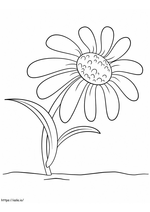 Perfect Daisy coloring page