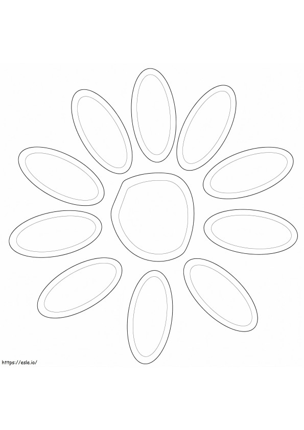 Girl Scout Daisy Petals coloring page