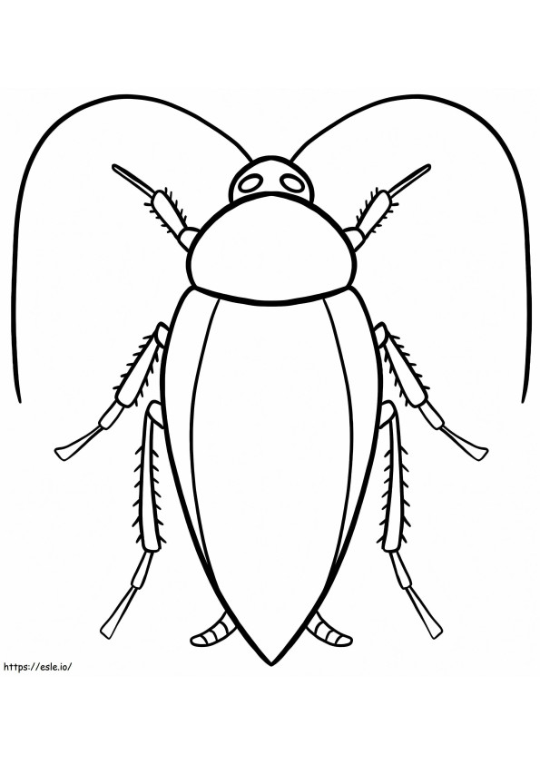 Free Cockroach For Kid coloring page