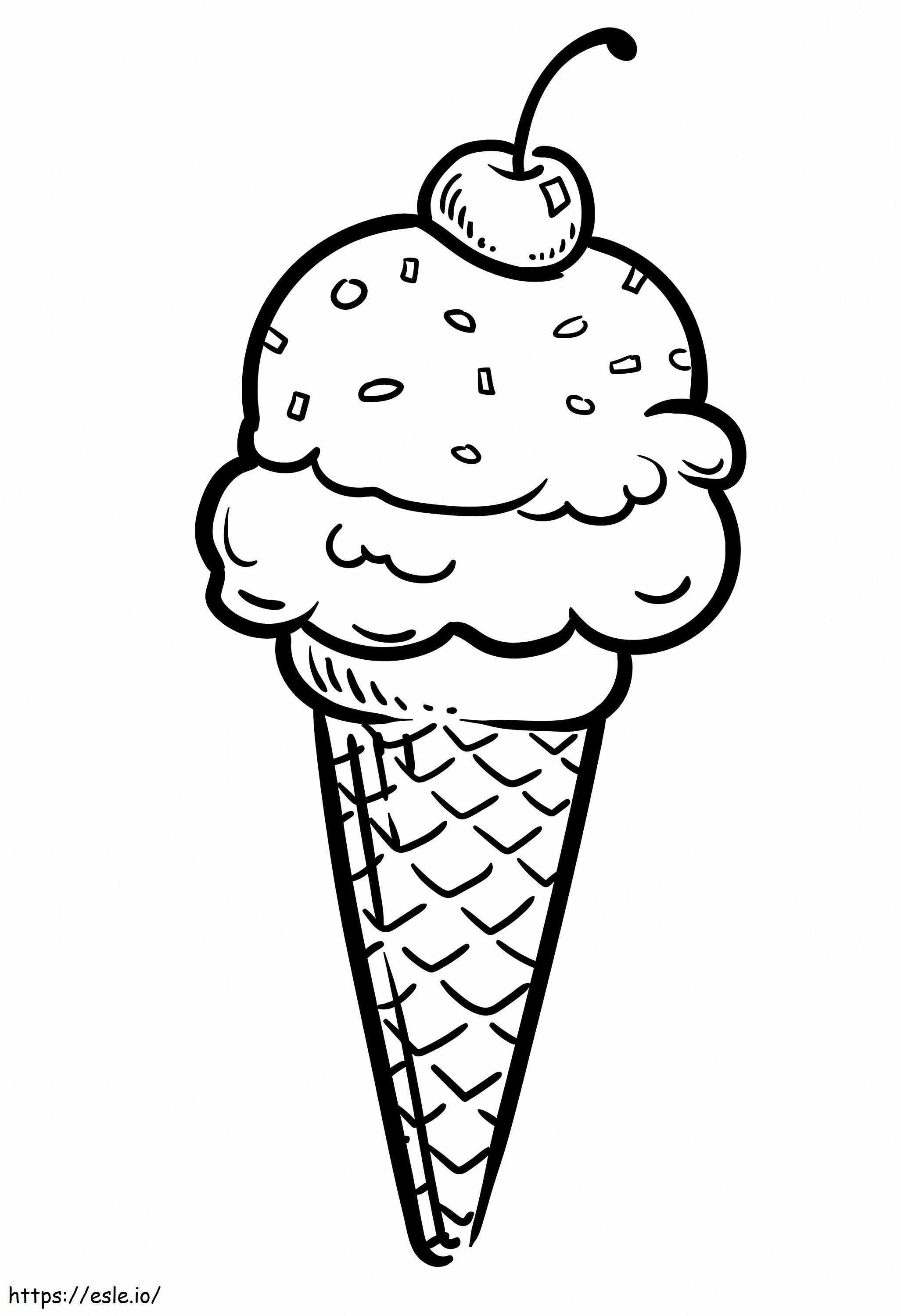 Ice Cream 10 coloring page