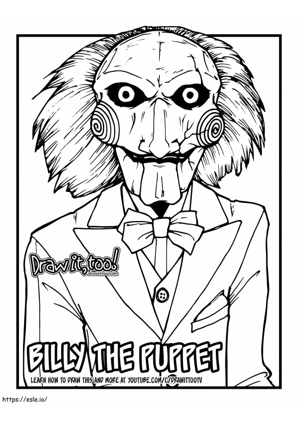 Billy The Puppet coloring page