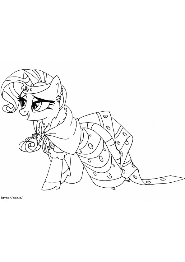 My Little Pony Rarity coloring page