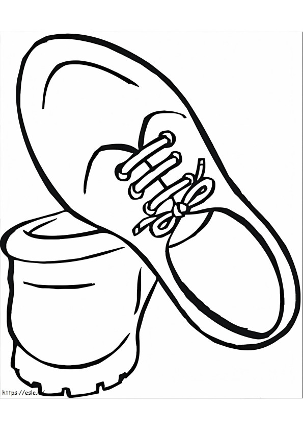 Good Shoes coloring page