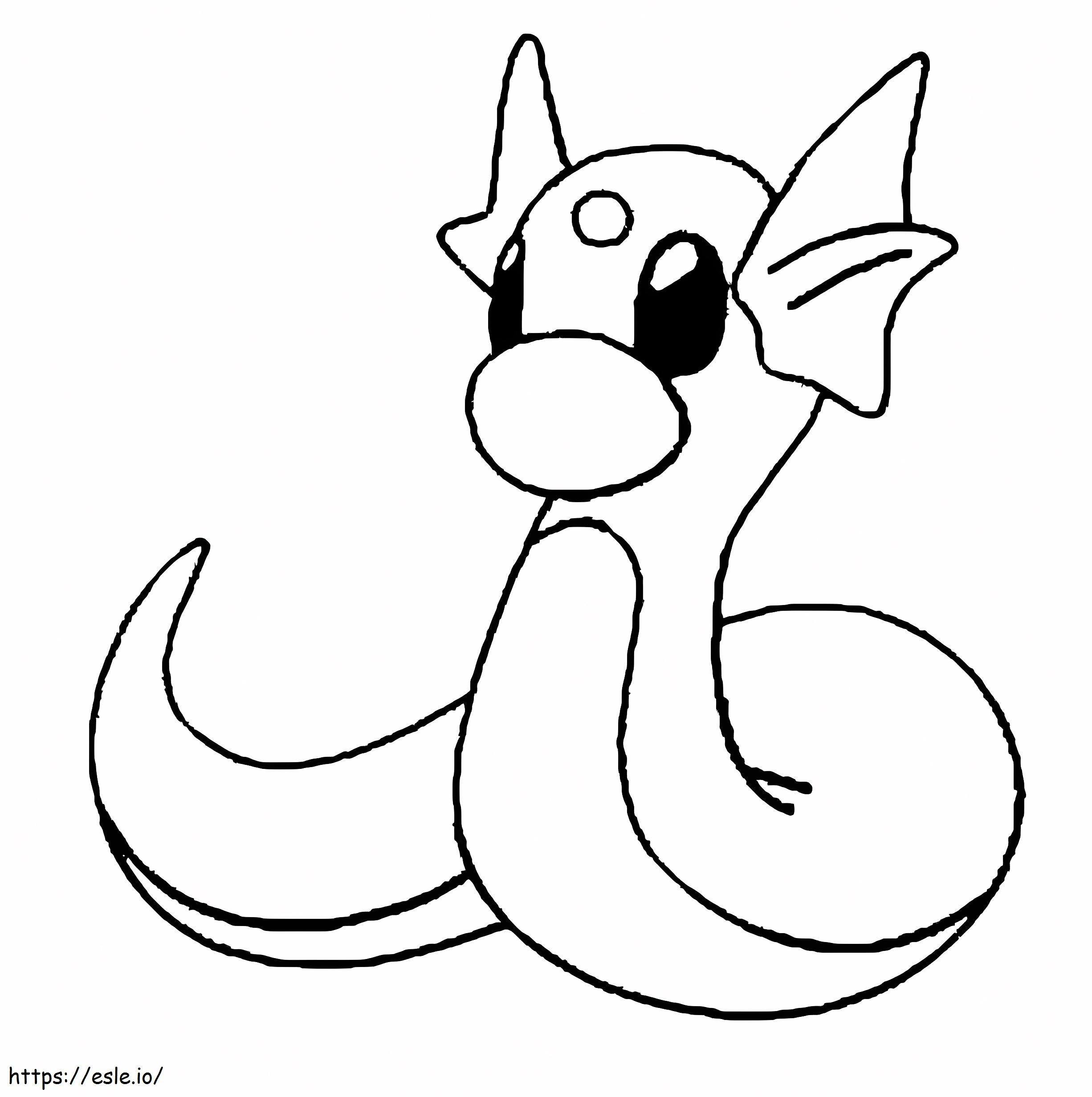 Dratini-Pokémon ausmalbilder