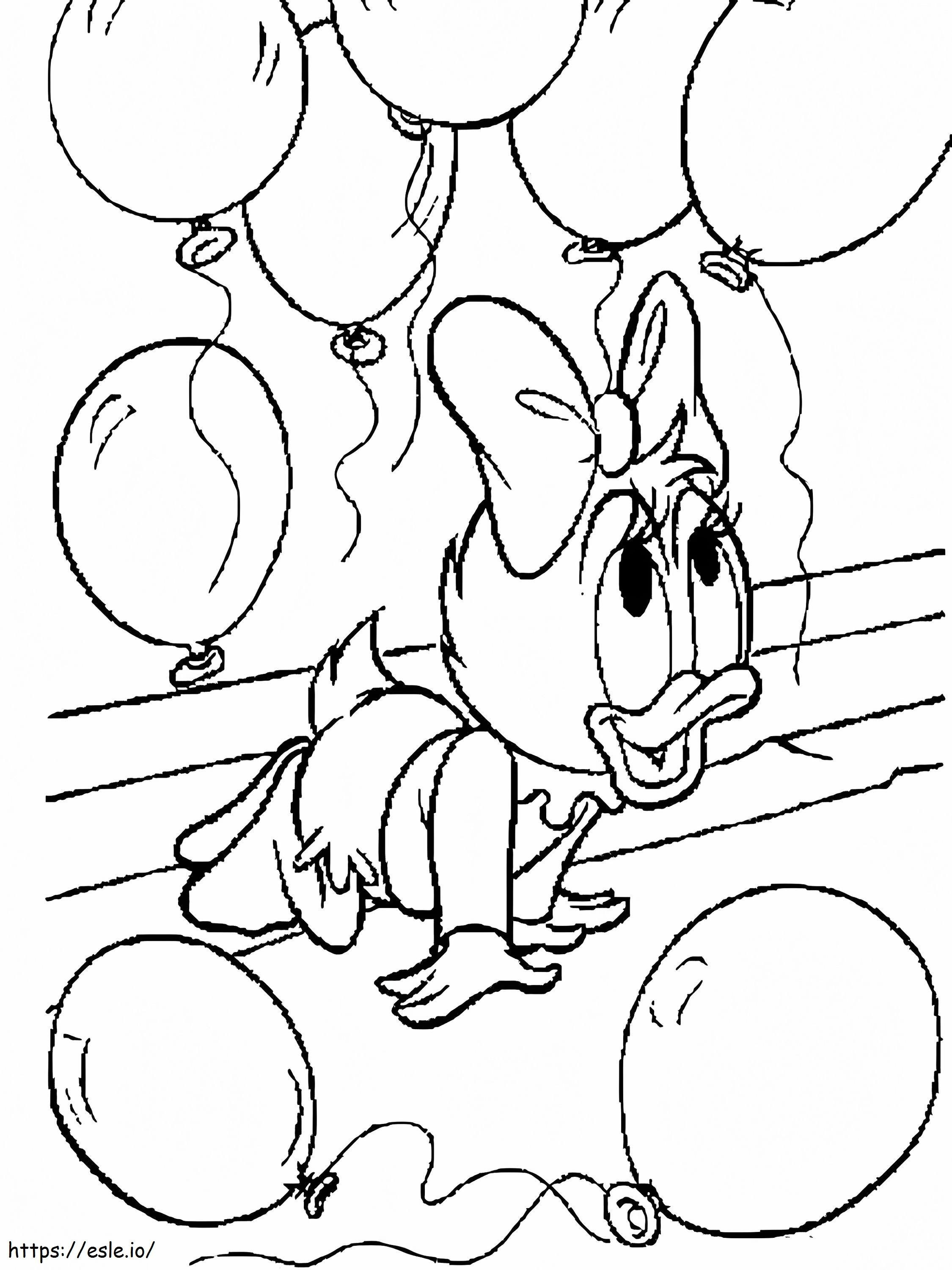 Disney Baby Daisy Duck coloring page