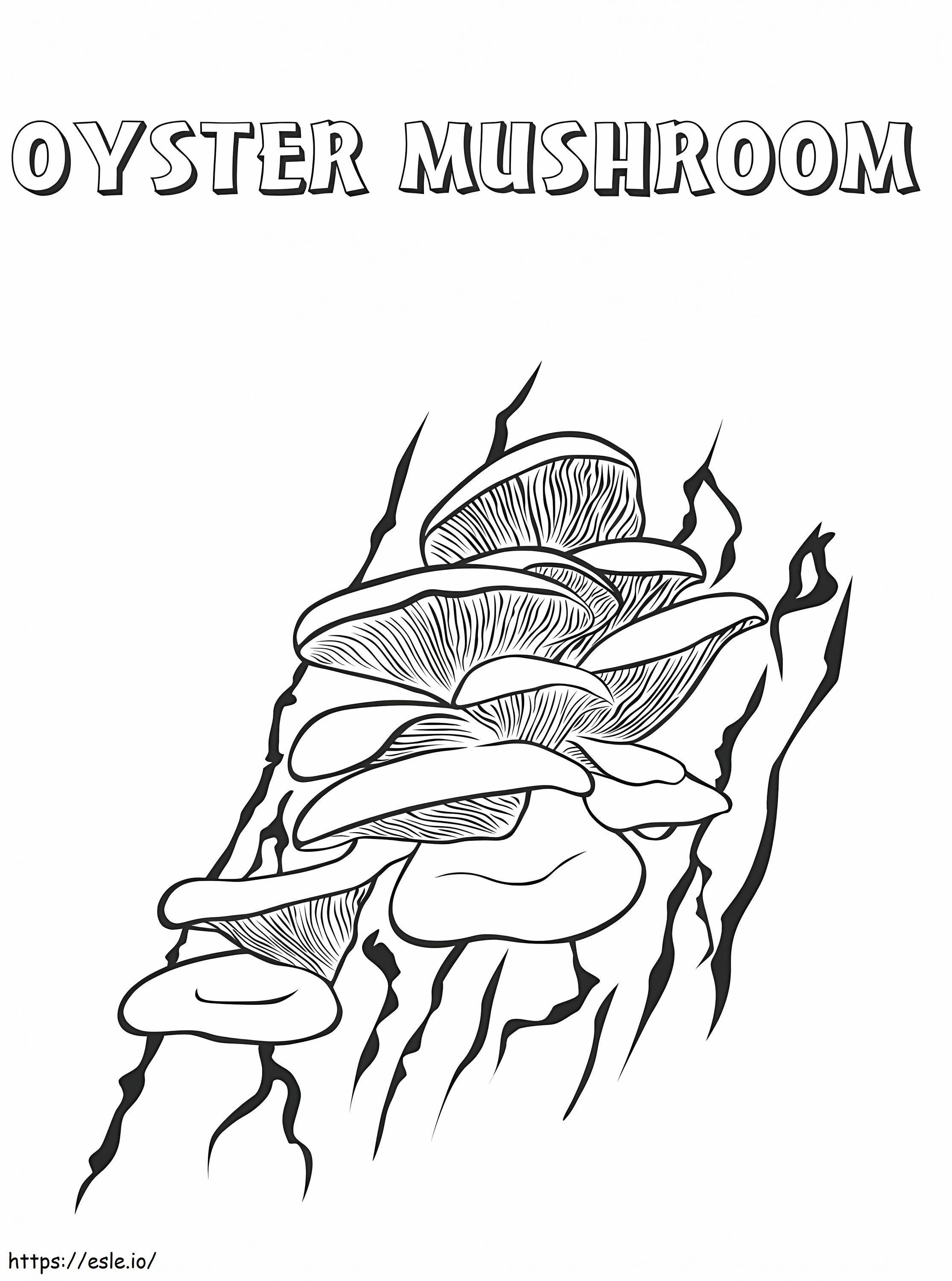 Oyster Mushrooms coloring page