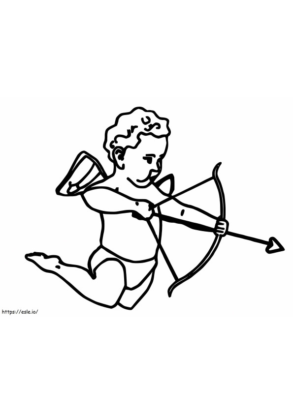 Cupid 2 coloring page