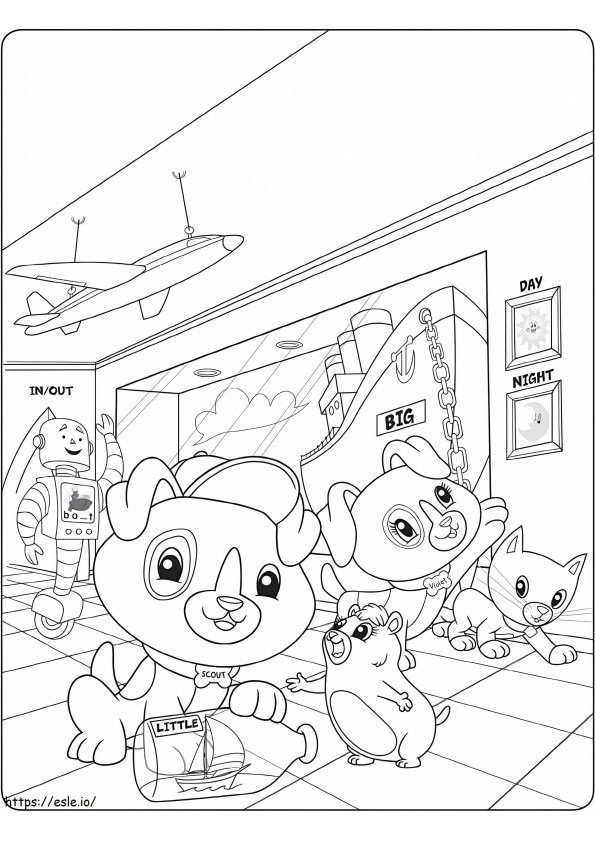 Leapfrog 3 coloring page