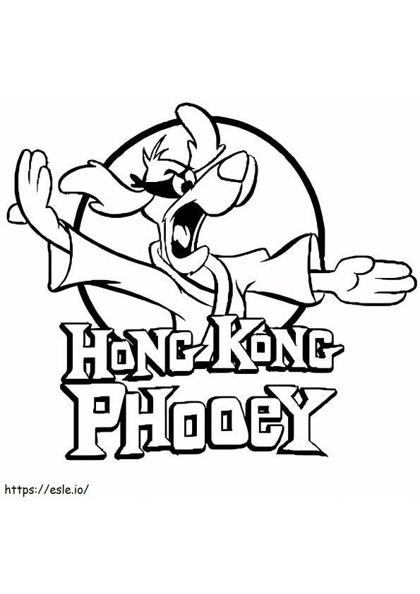Coloriage Génial Phooey de Hong Kong à imprimer dessin