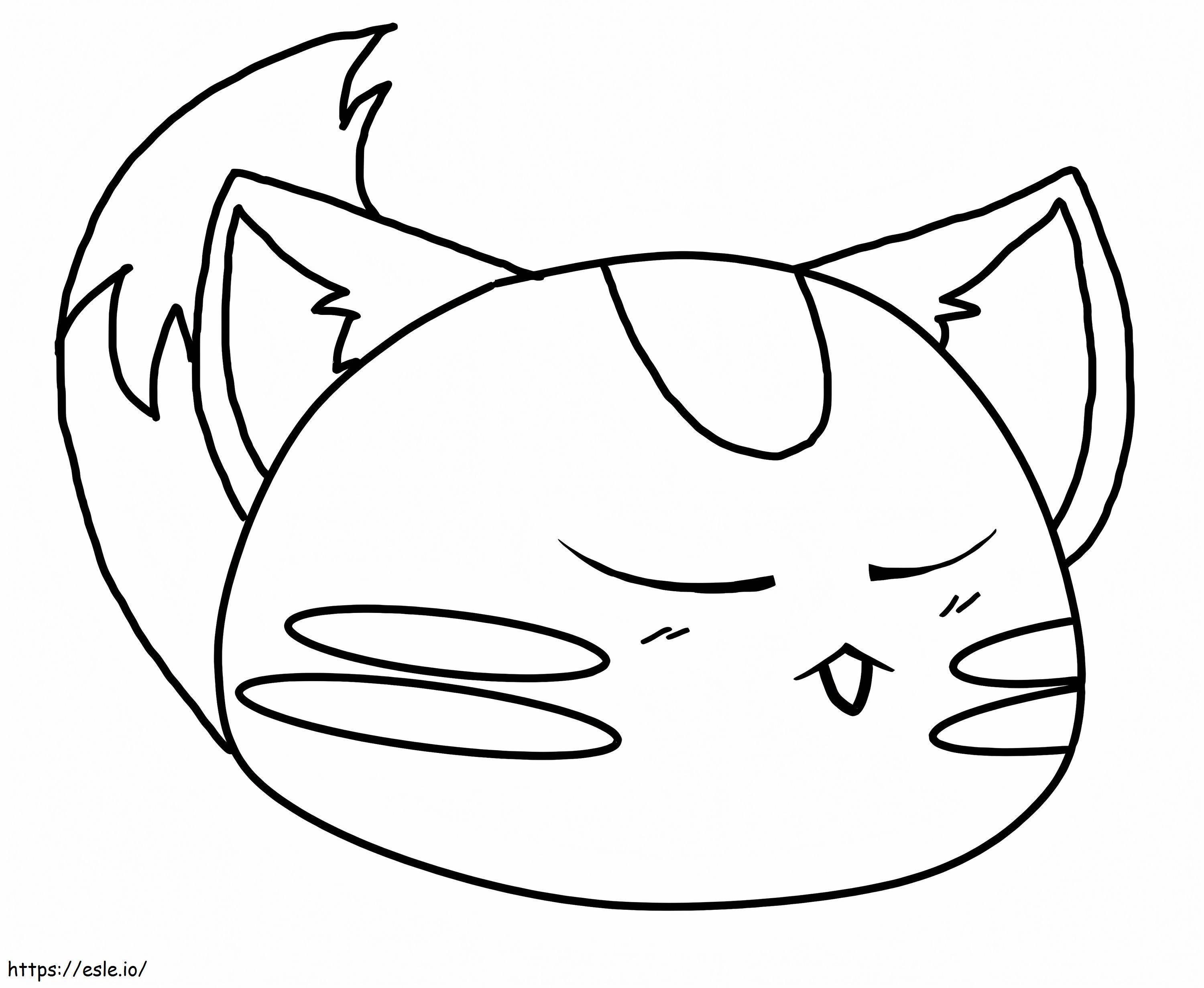 Szlamowy Kot kolorowanka