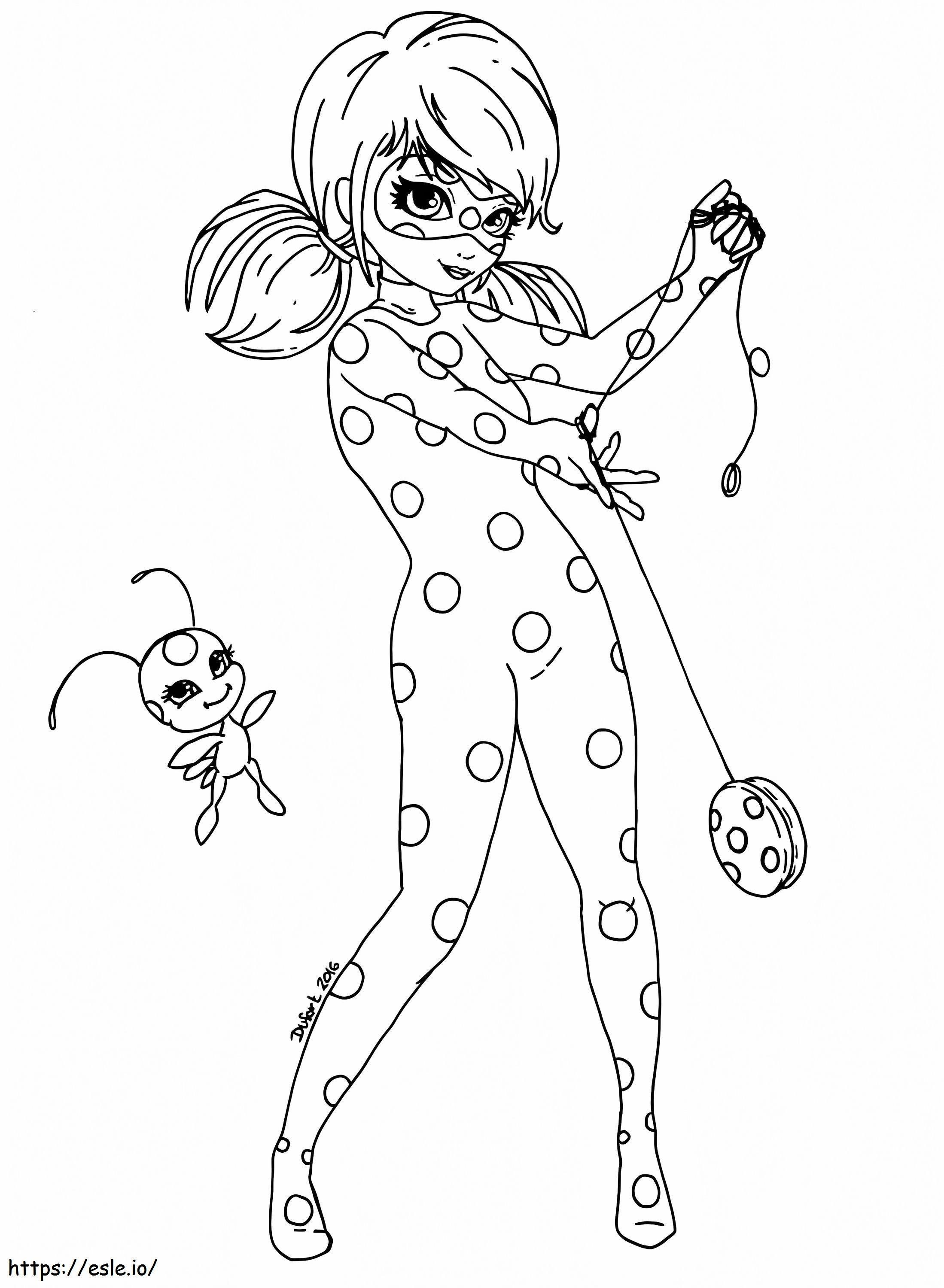 Drucken Miraculous Ladybug ausmalbilder