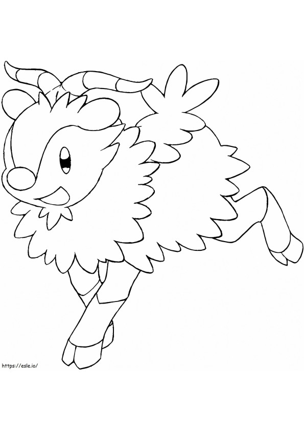 Skiddo-Pokémon ausmalbilder