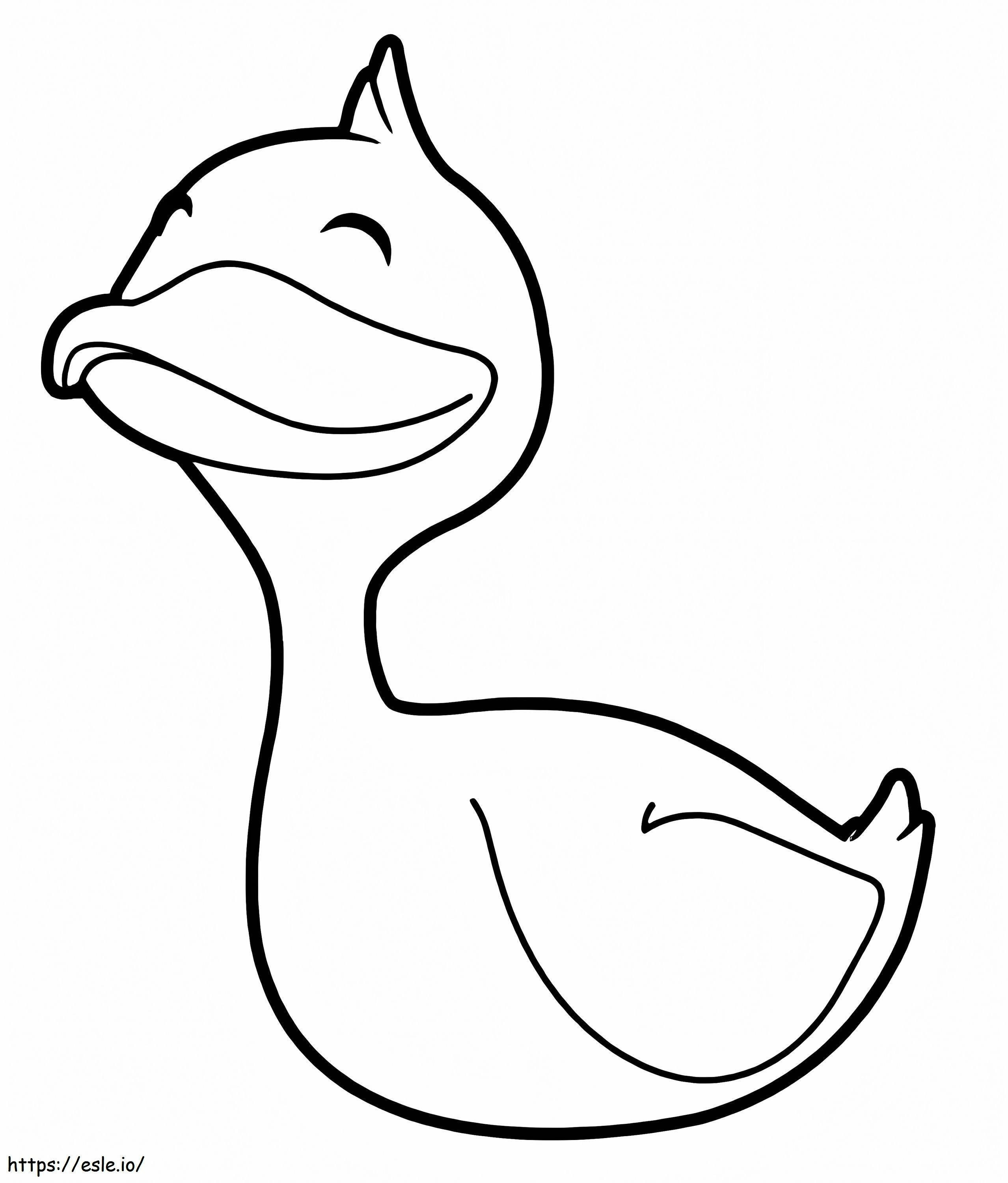 Duck From Uki coloring page