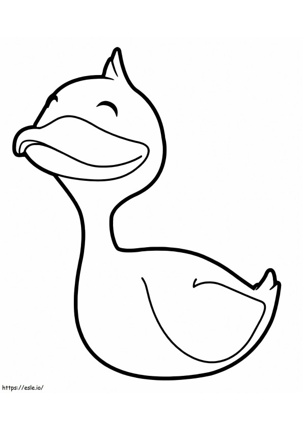 Duck From Uki coloring page