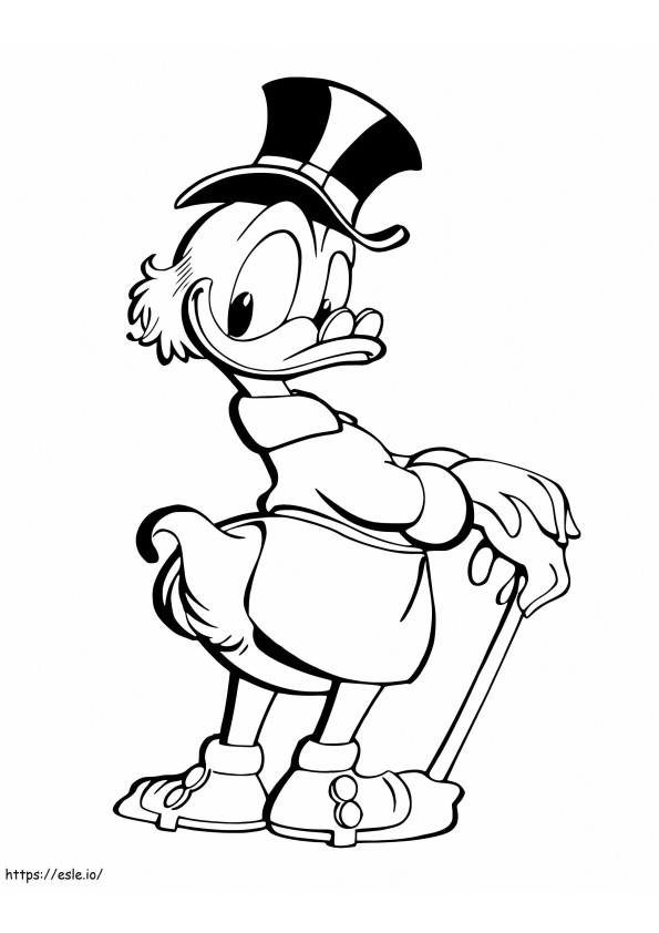 Coloriage Scrooge McDuck 4 à imprimer dessin
