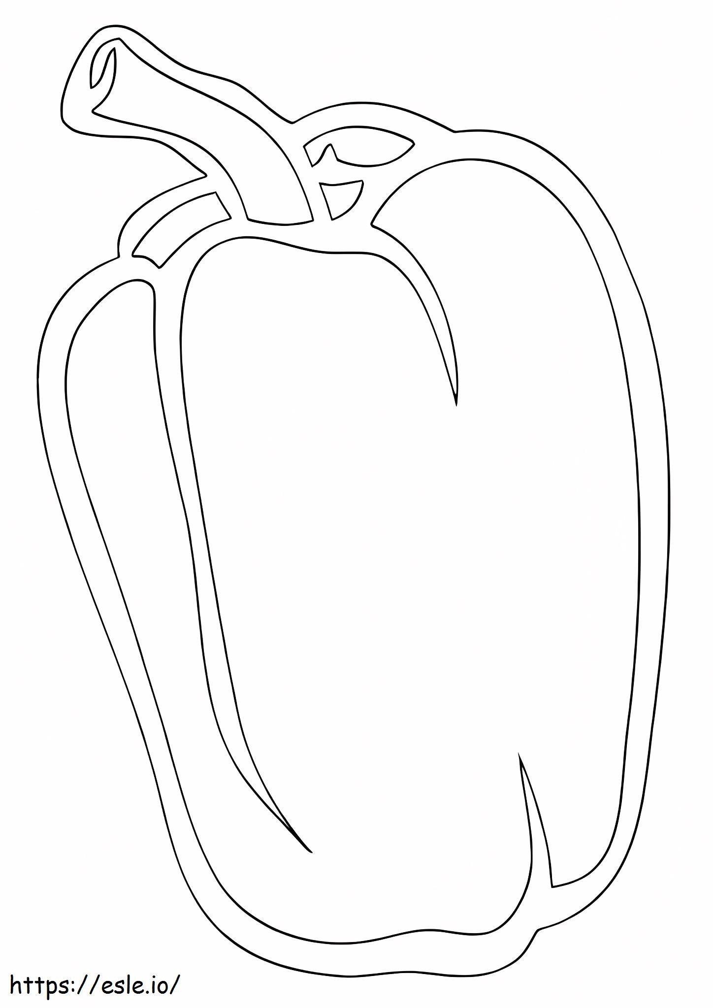Great Chili Pepper coloring page