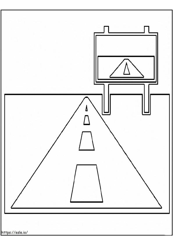 Traffic Signal coloring page