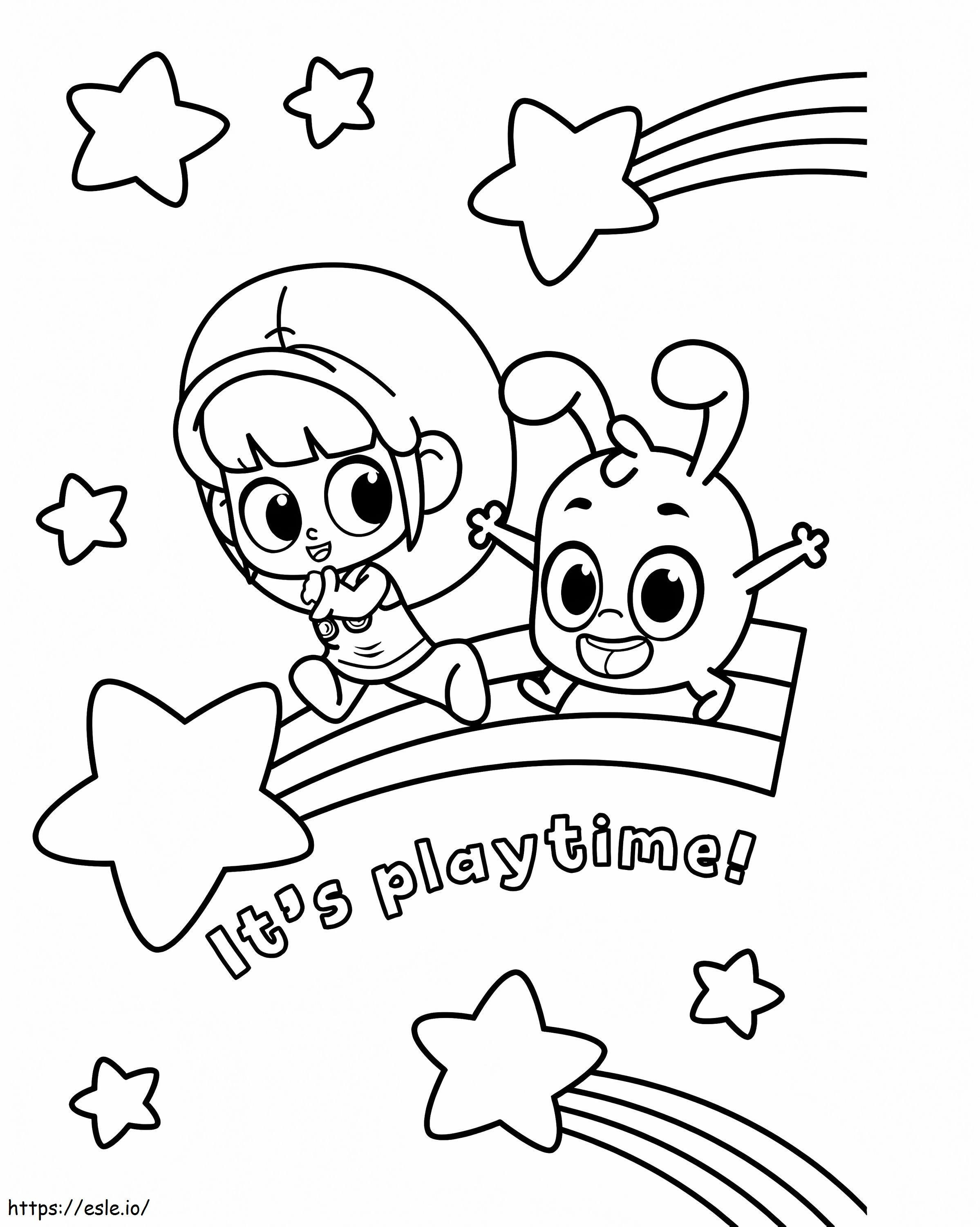 Morphle And Mila coloring page
