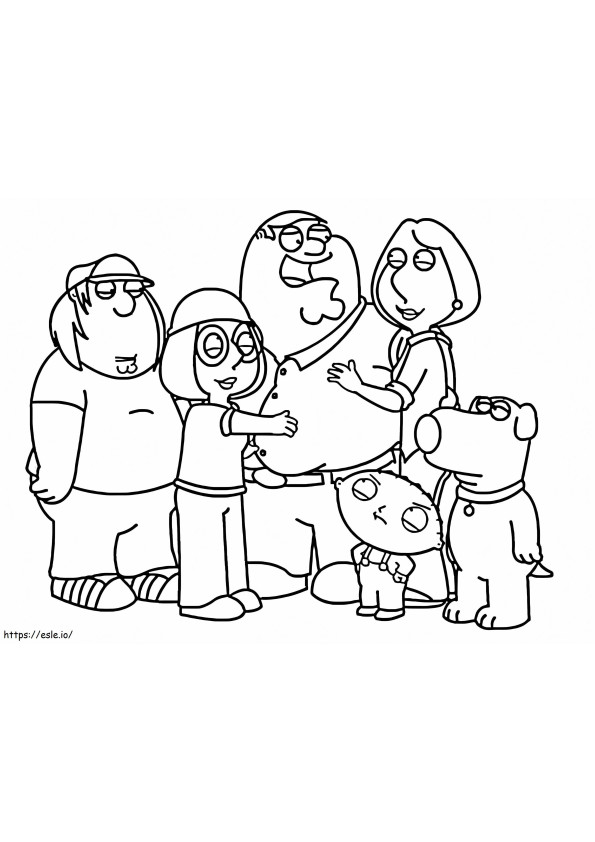 Family Guy 1 coloring page