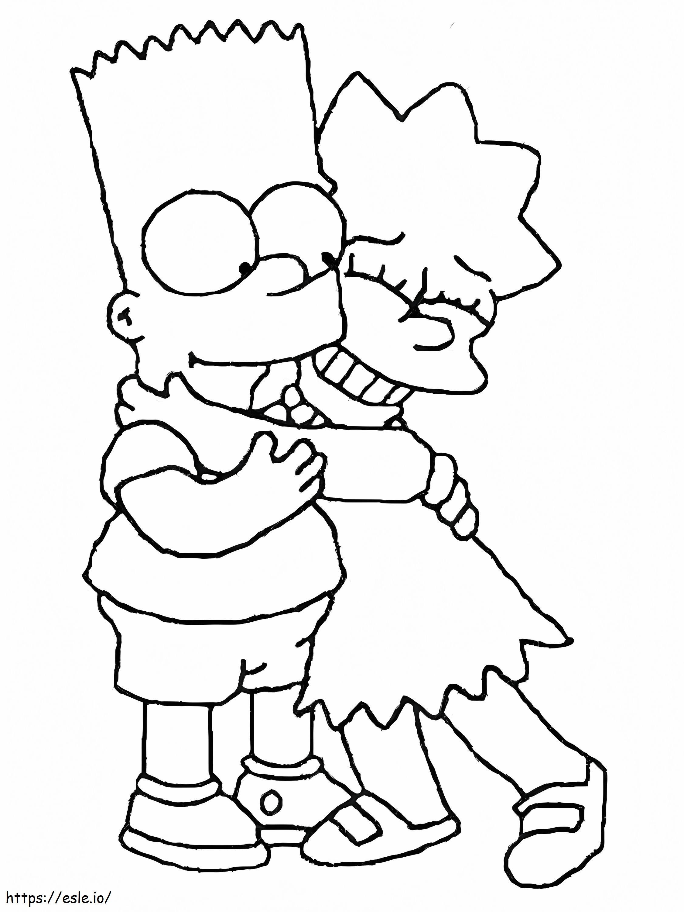 Simpson Brothers coloring page