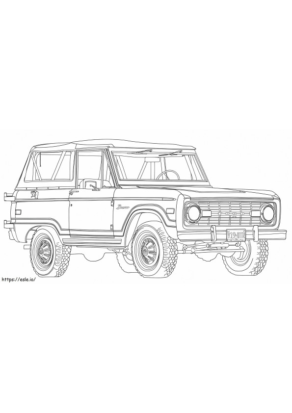 Coloriage 1560762361 1966 Ford Bronco A4 E1600617837454 à imprimer dessin