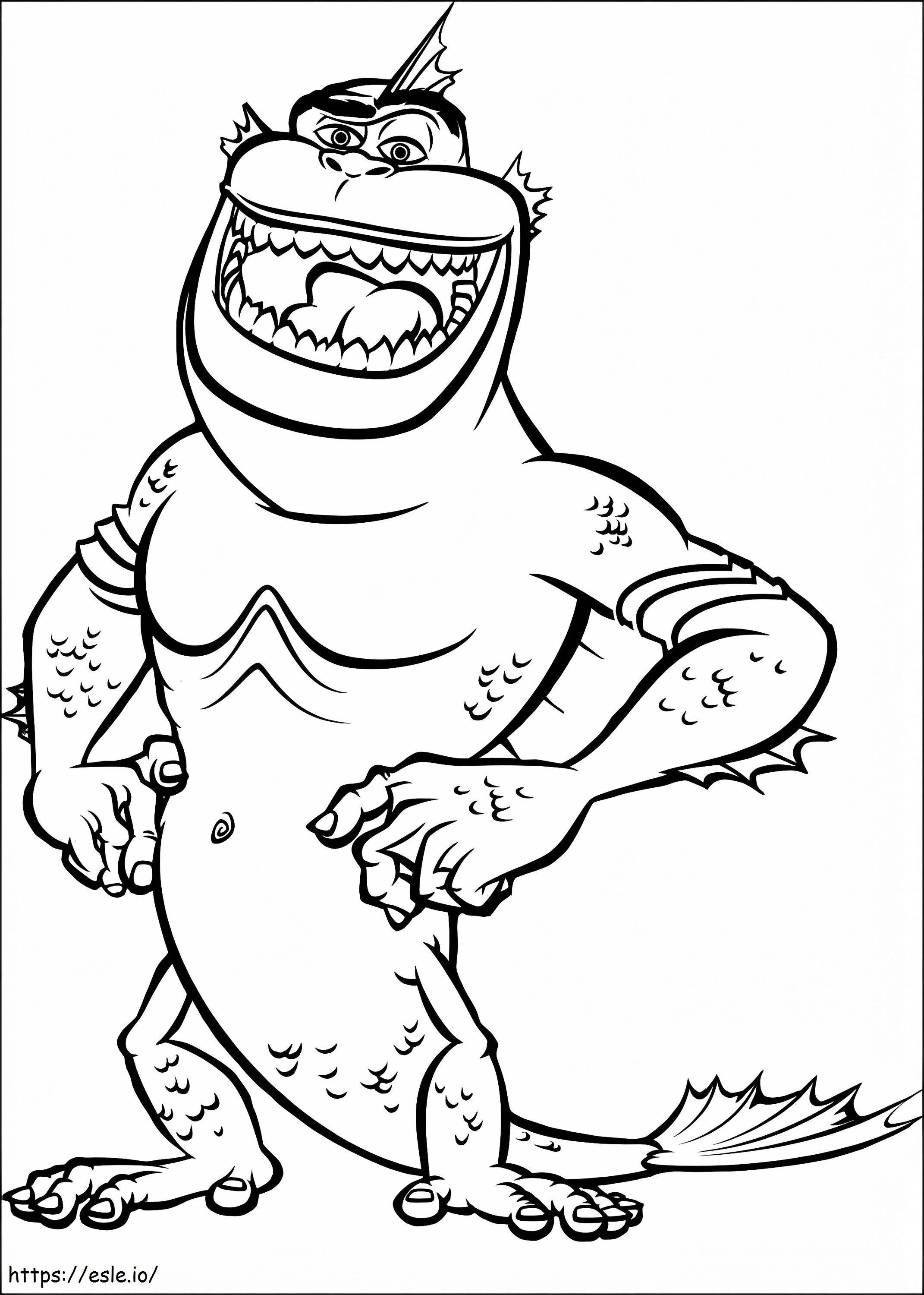 The Missing Link From Monsters Vs Aliens coloring page
