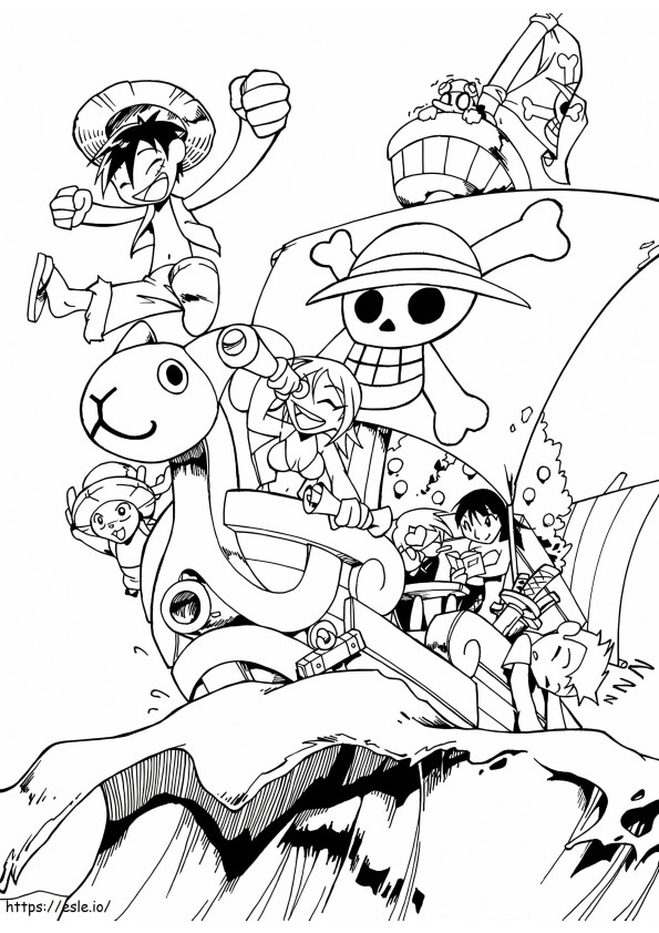 1585557116 For Children One Piece 49120 coloring page