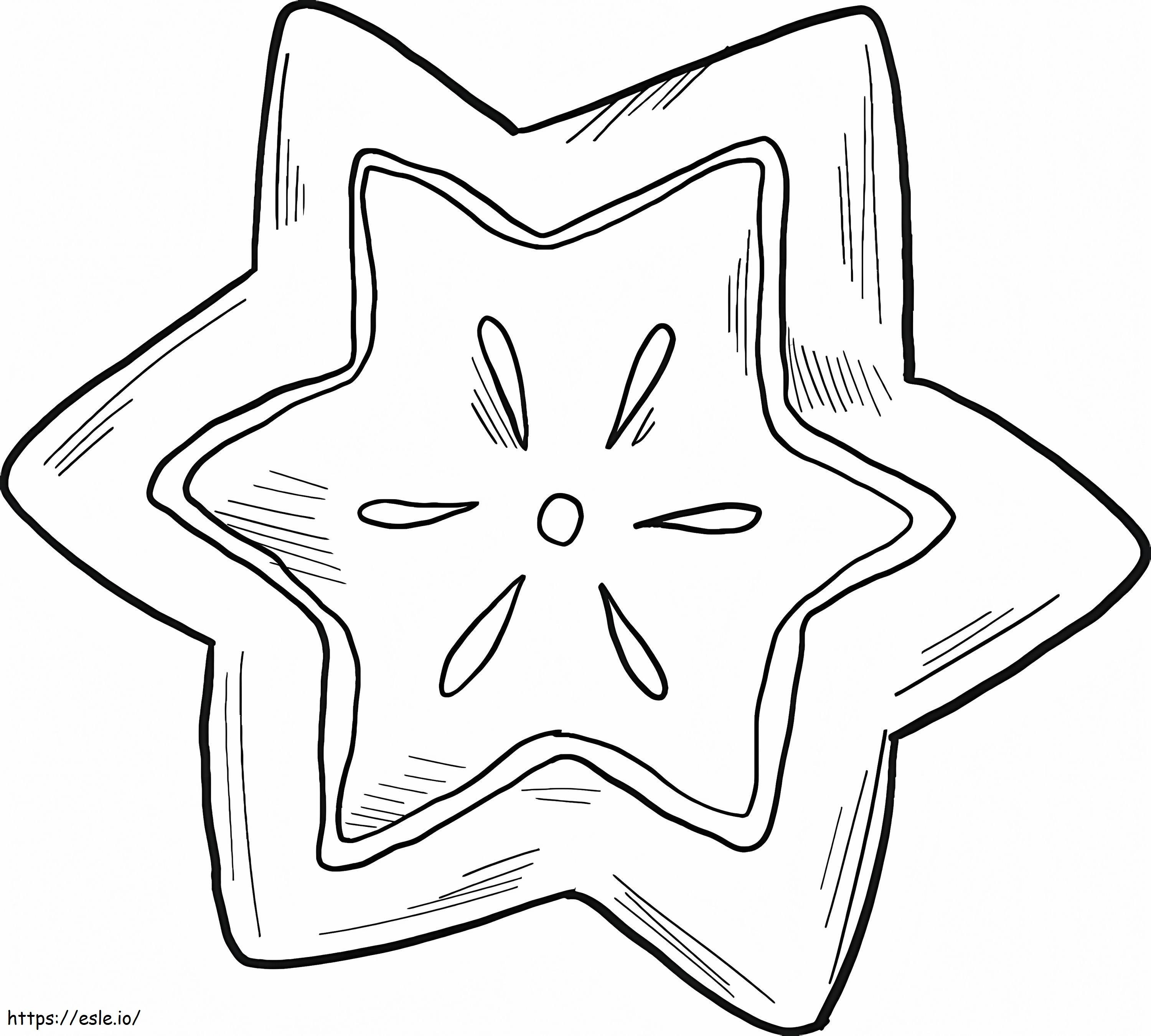 Coloriage Biscuit de Noël 3 à imprimer dessin