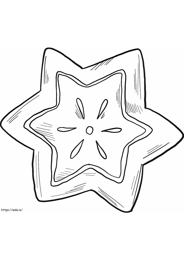 Christmas Cookie 3 coloring page