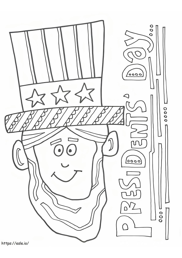 Presidents Day 3 1 coloring page