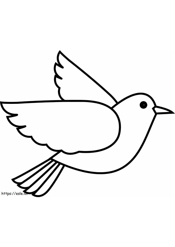 Coloriage Pigeon à imprimer dessin