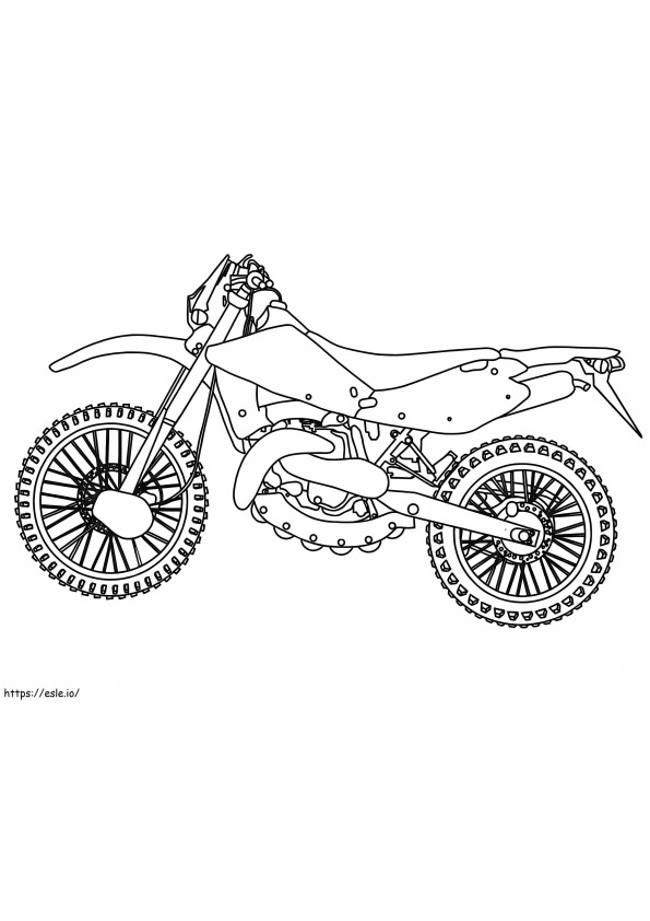 Sepeda Motor 5 Gambar Mewarnai