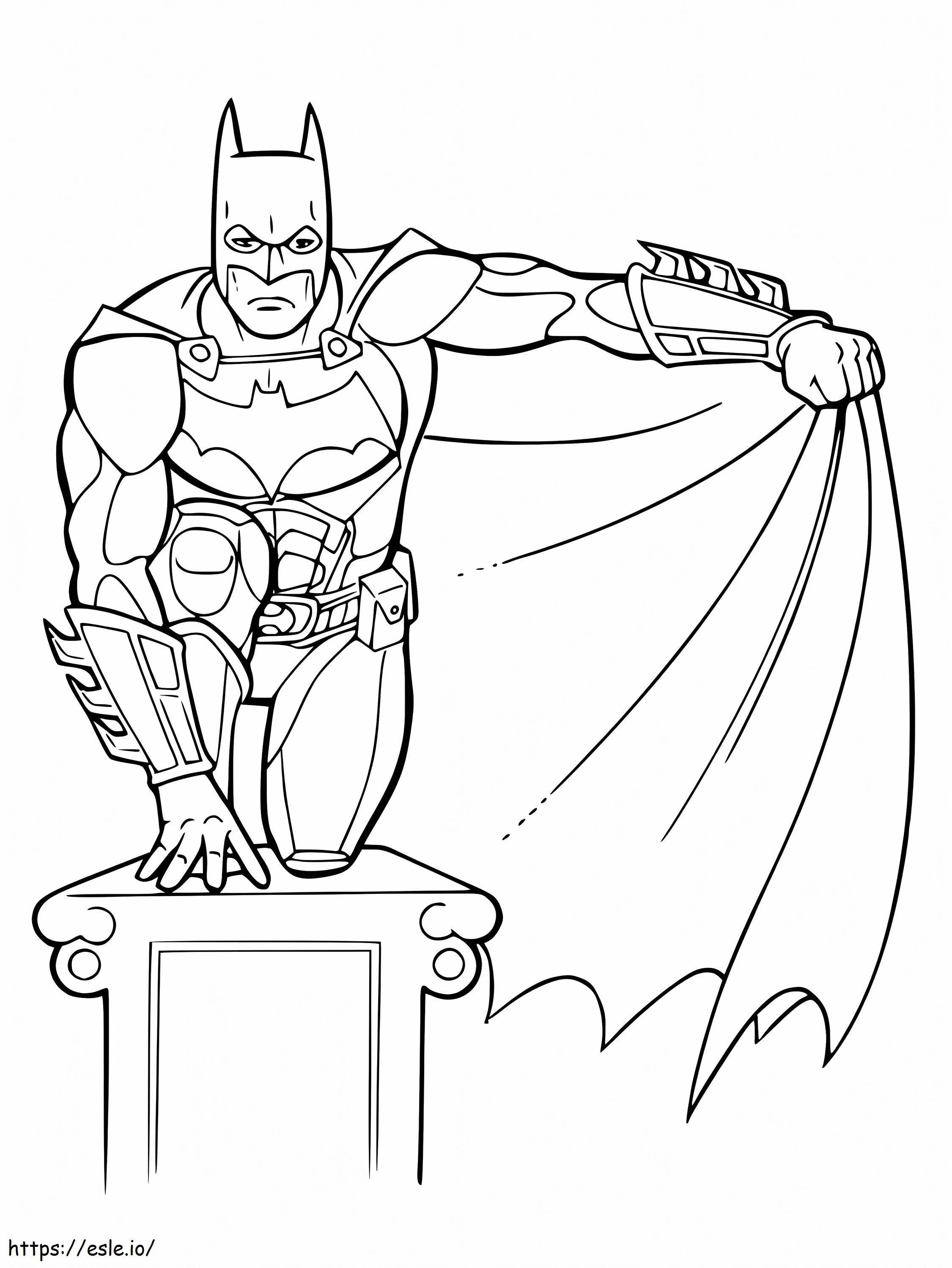 Awesome Batman coloring page
