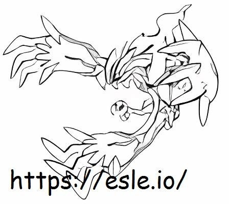 Yveltal coloring page