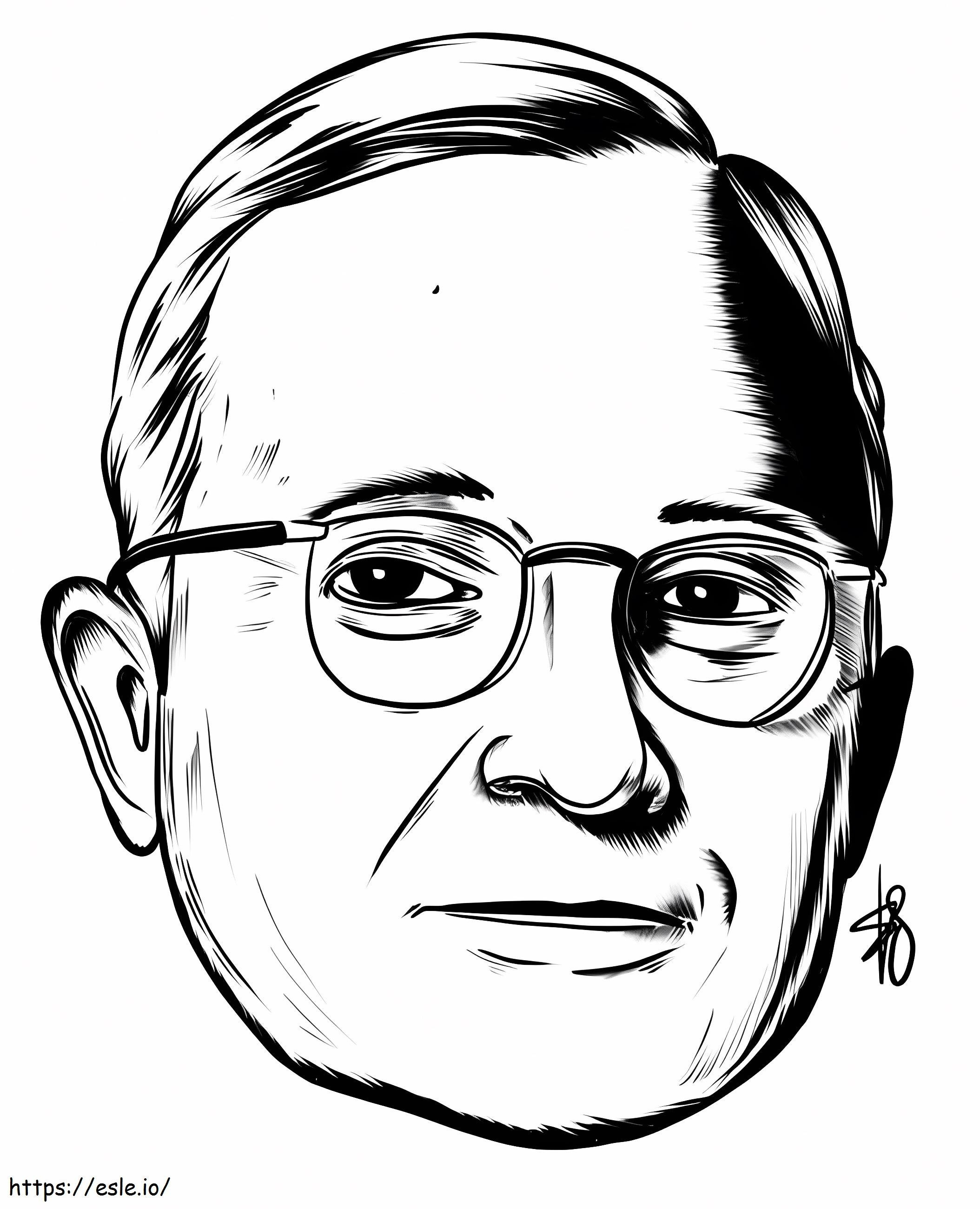 Presidente Harry S. Truman para impressão gratuita para colorir