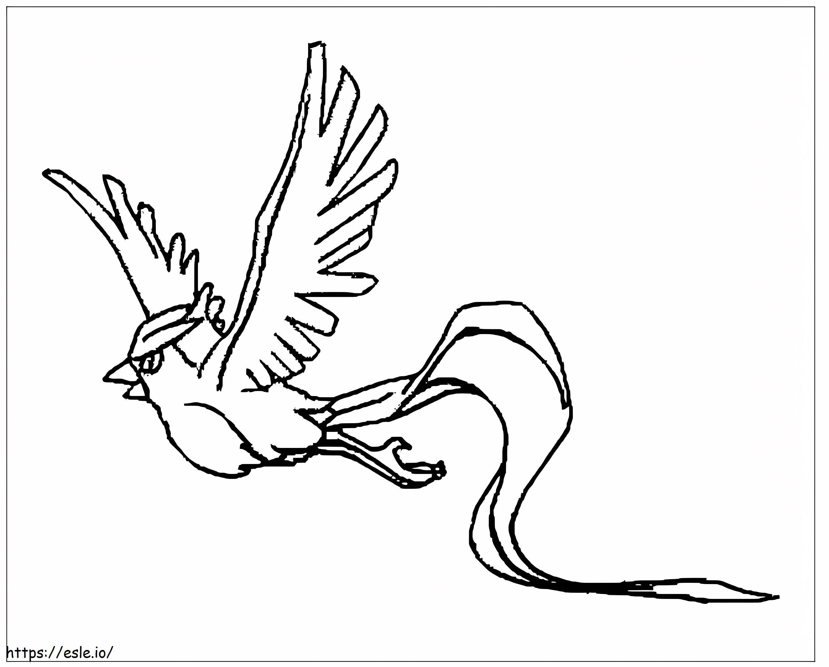 Articuno To Color coloring page