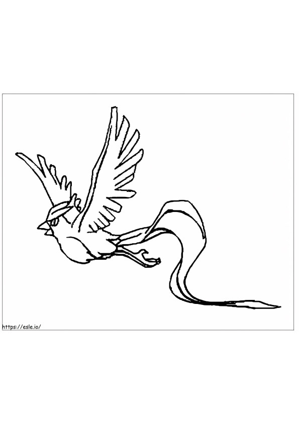Articuno To Color coloring page