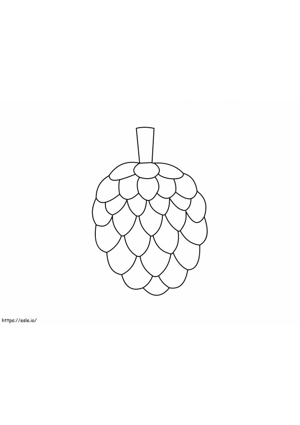 Great Scaled Cherimoya coloring page