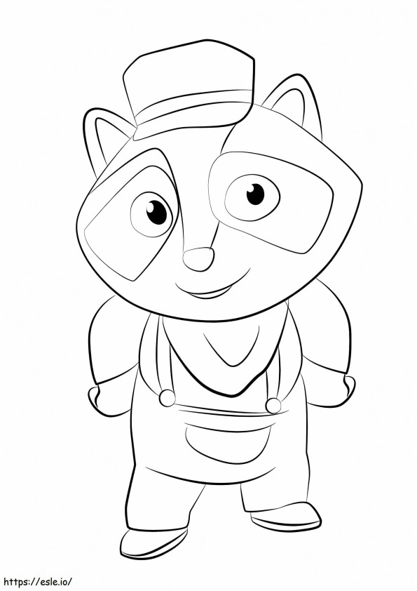 Mr. Engineer coloring page