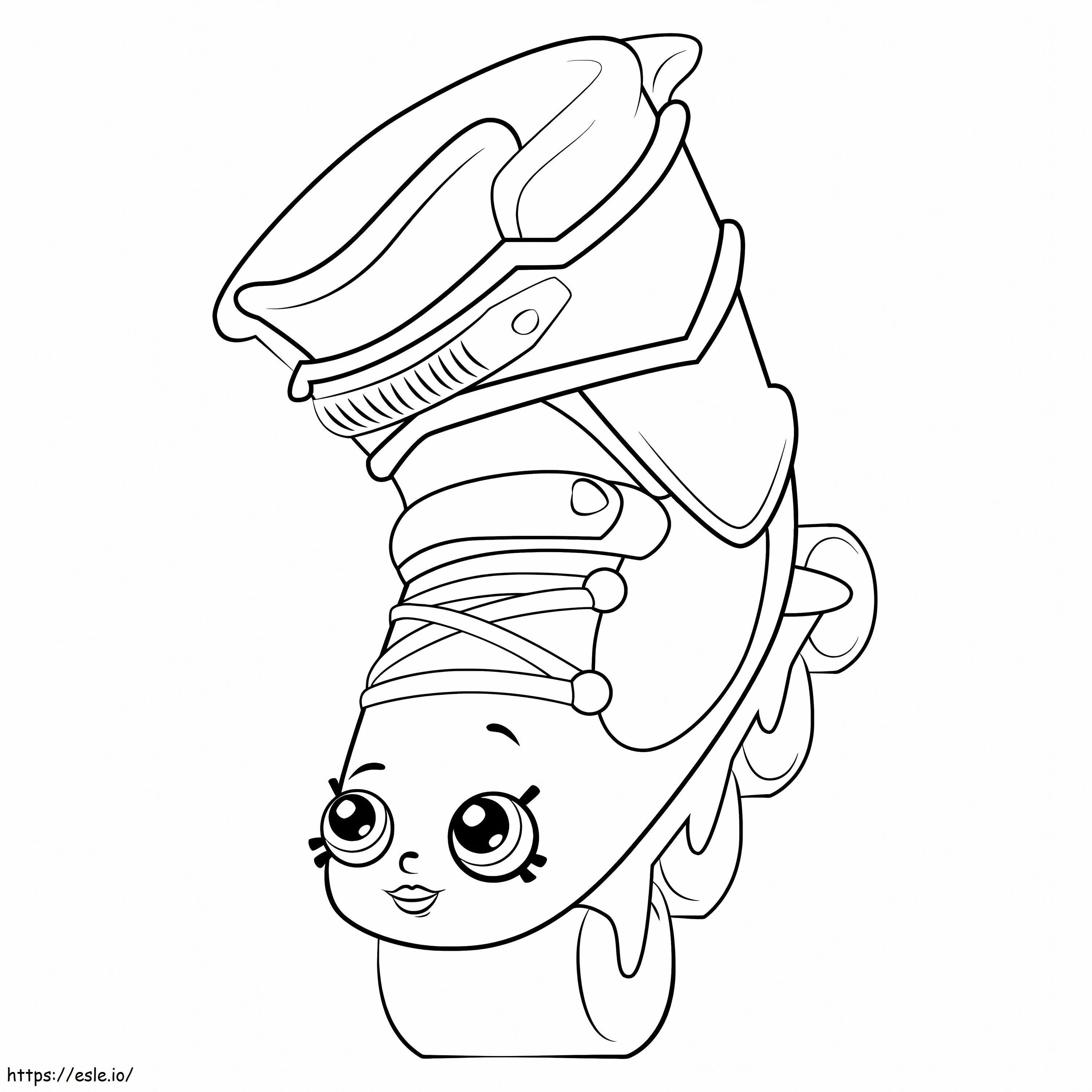 Lola Roller Blade Shopkin coloring page