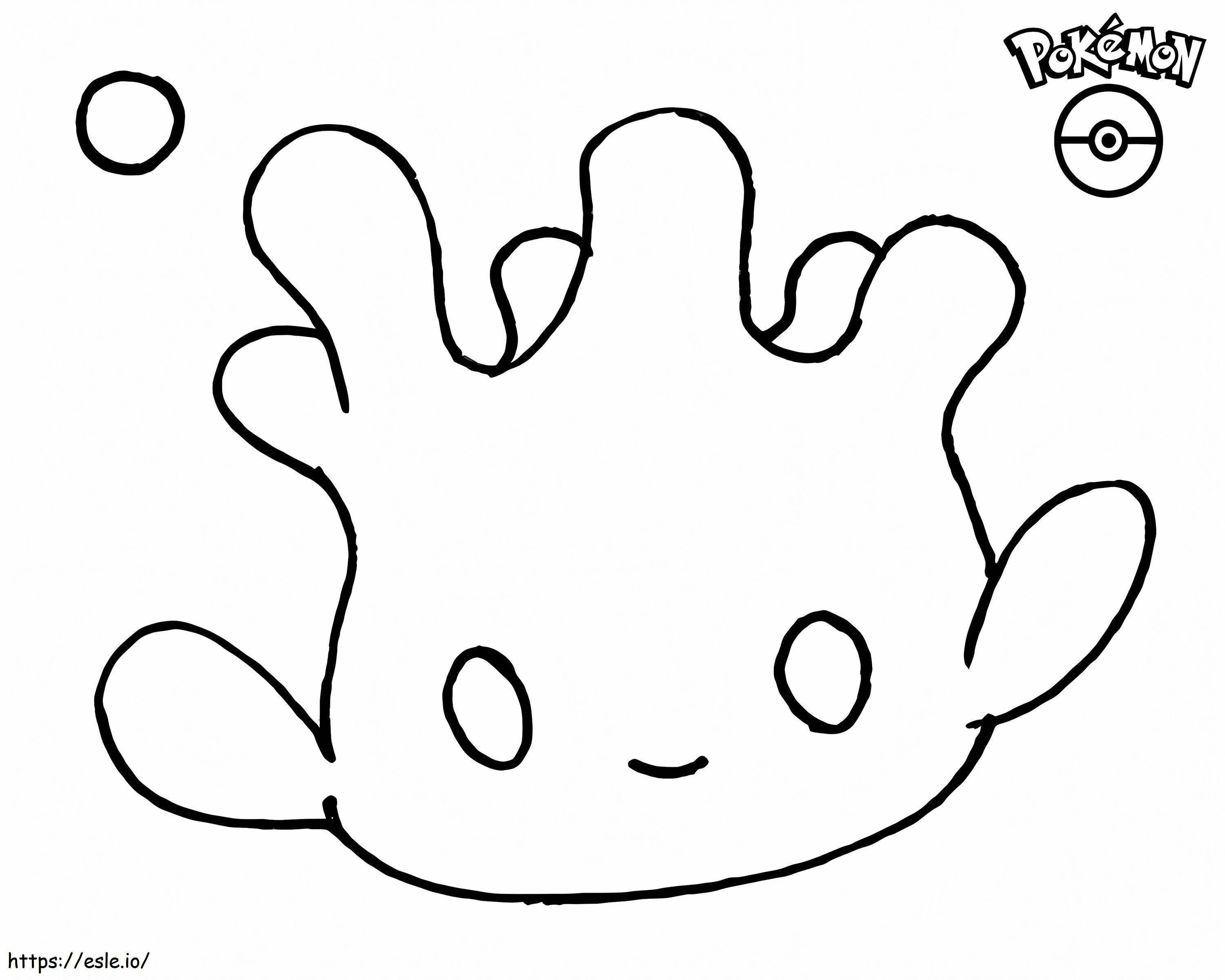 Coloriage Pokémon Milcery 3 à imprimer dessin