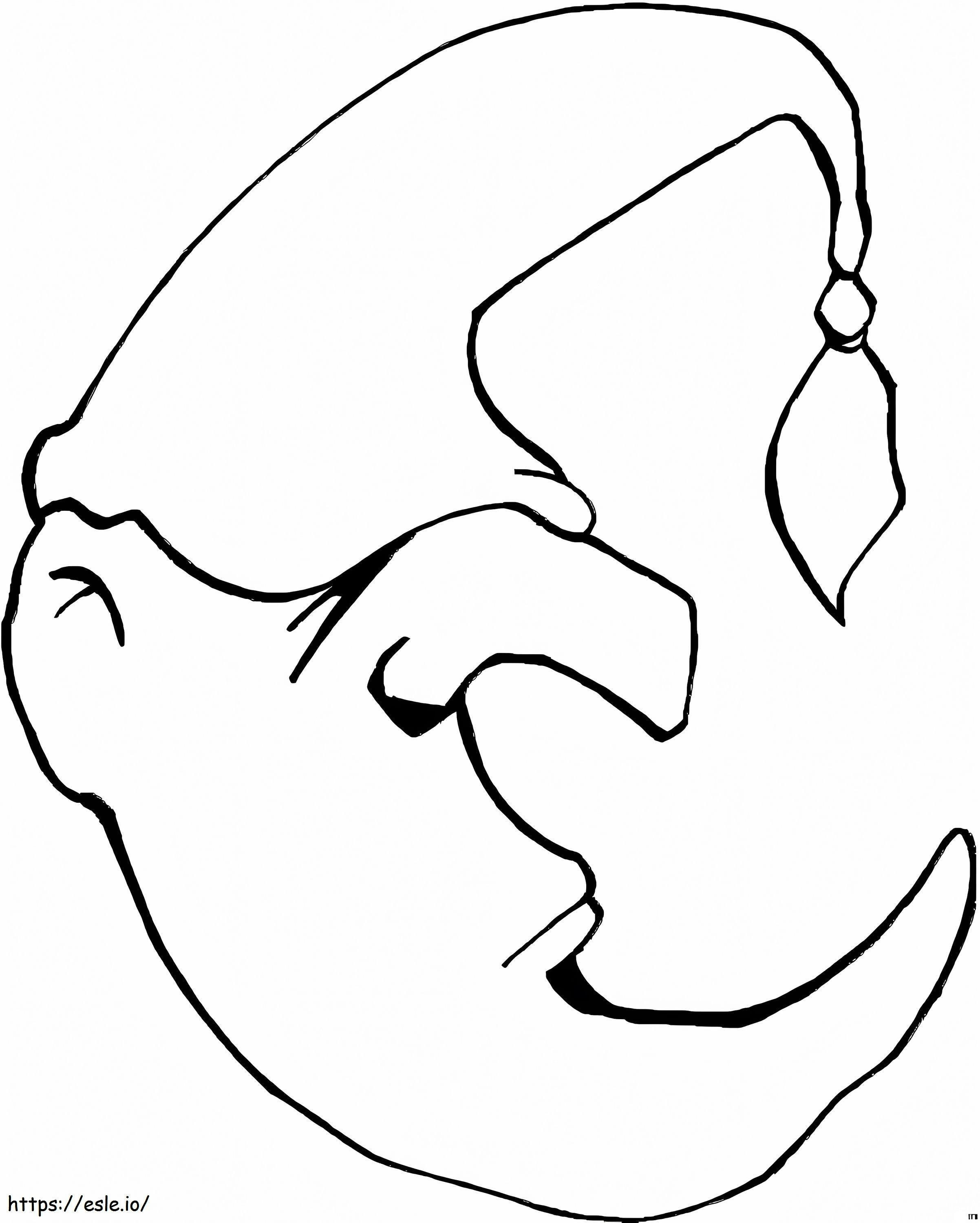 Moon In Nightcap coloring page