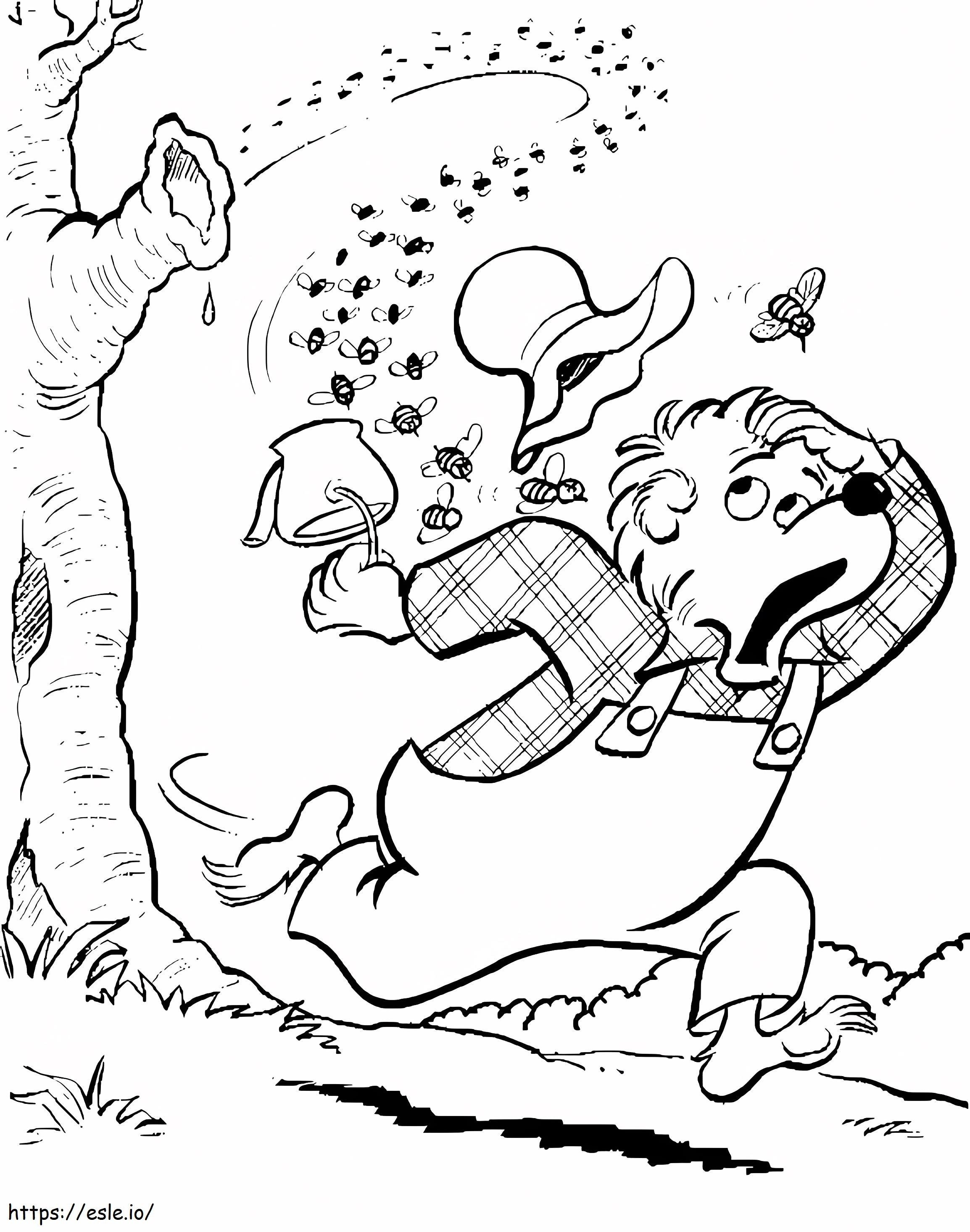 Berenstain Bears And Bees coloring page