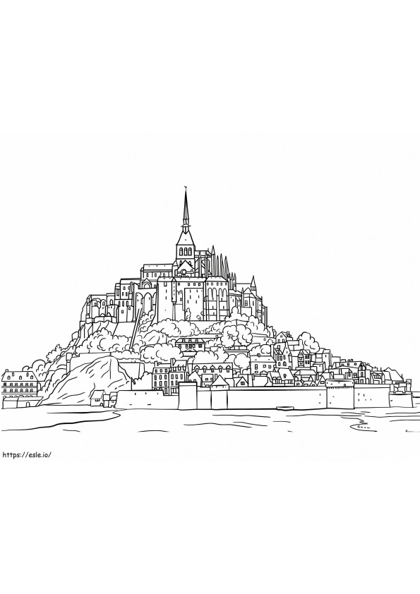 1562143174 Le Mont Saint Michel A4 E1600822447157 ausmalbilder