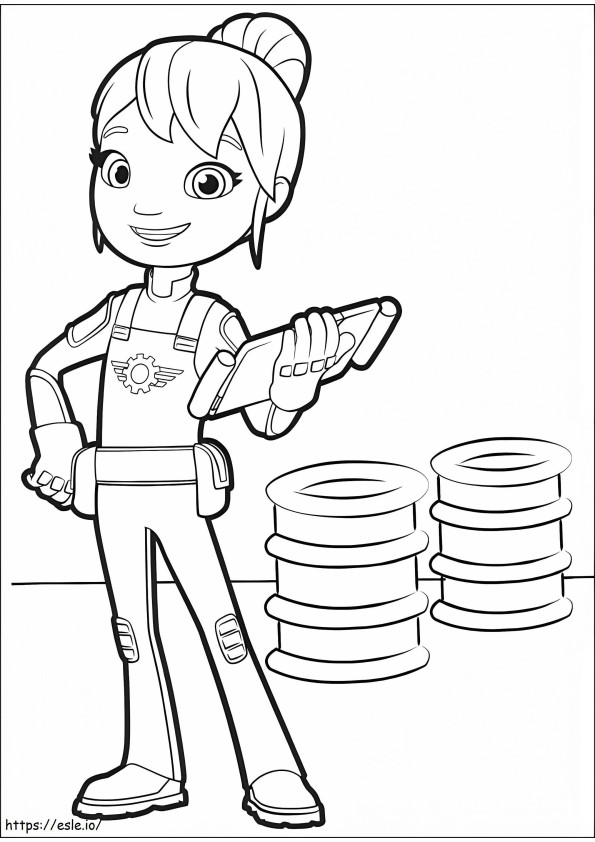 1533952384 Gabby Working A4 coloring page