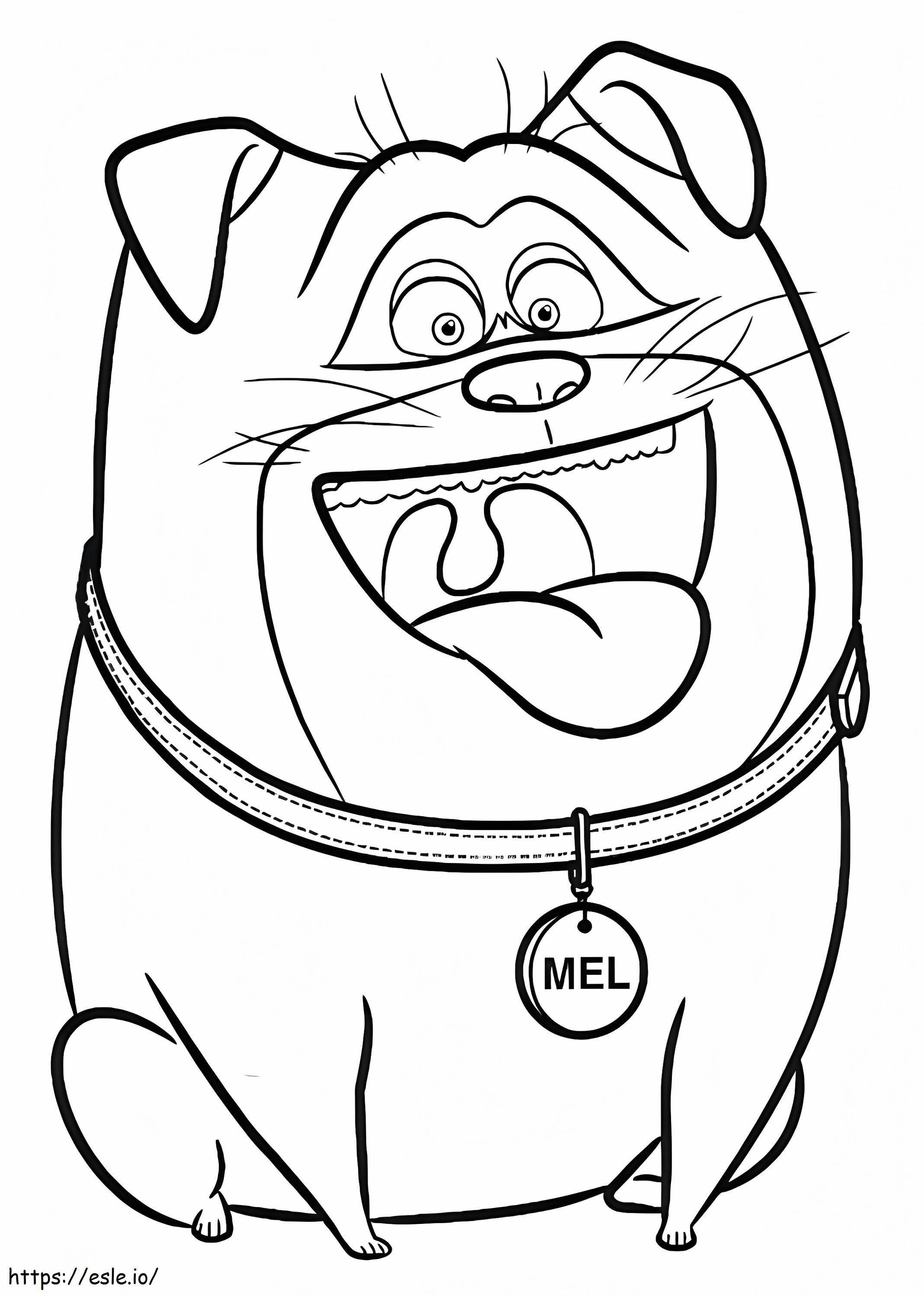 1559612784 Happy Mel A4 coloring page