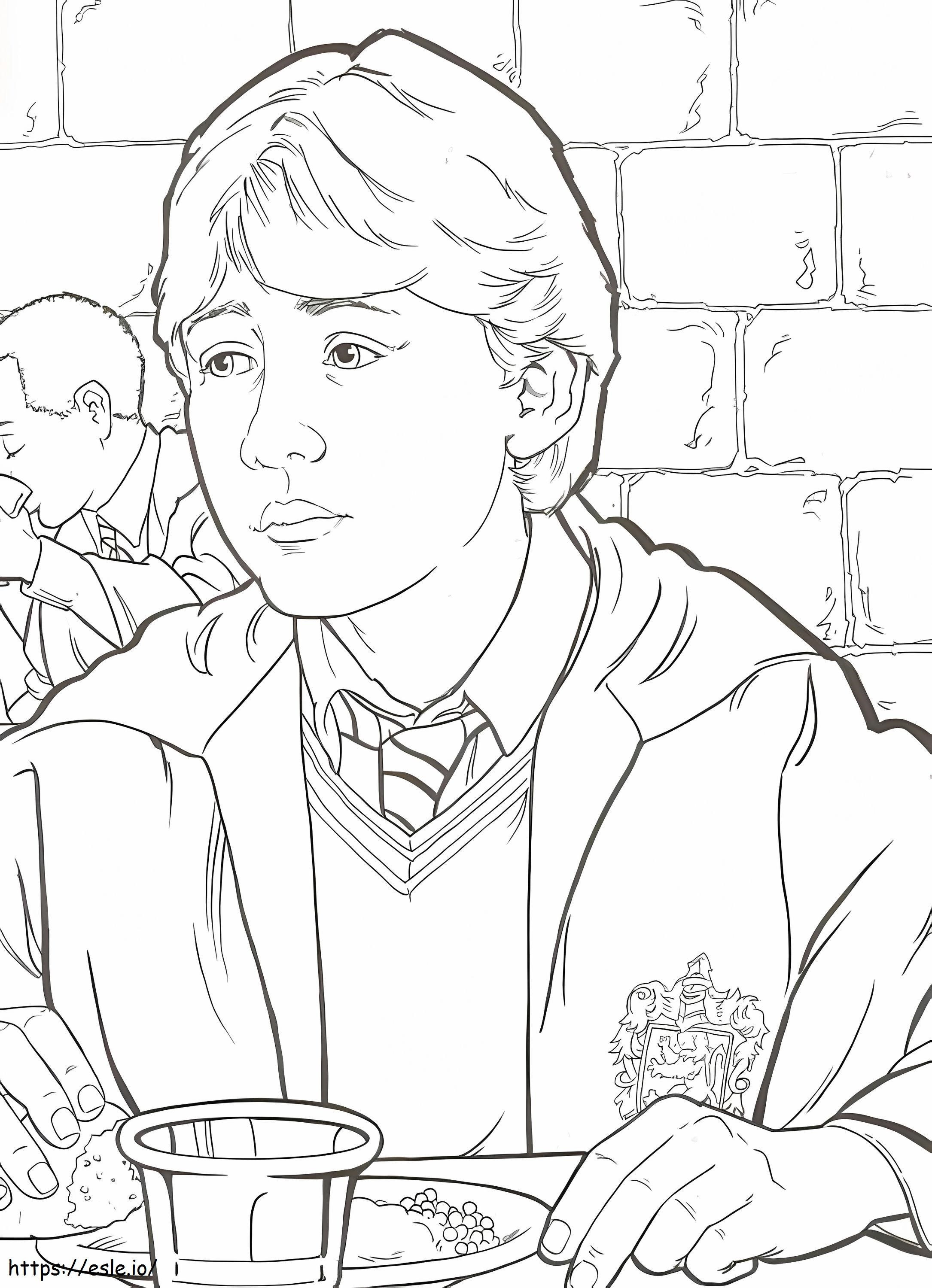 Ron Weasley 3 coloring page