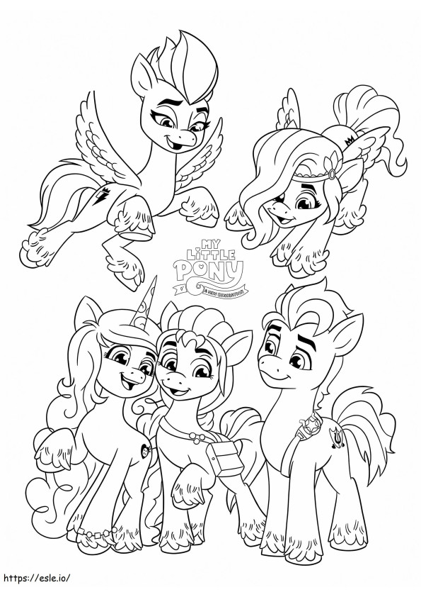 Printable My Little Pony A New Generation coloring page