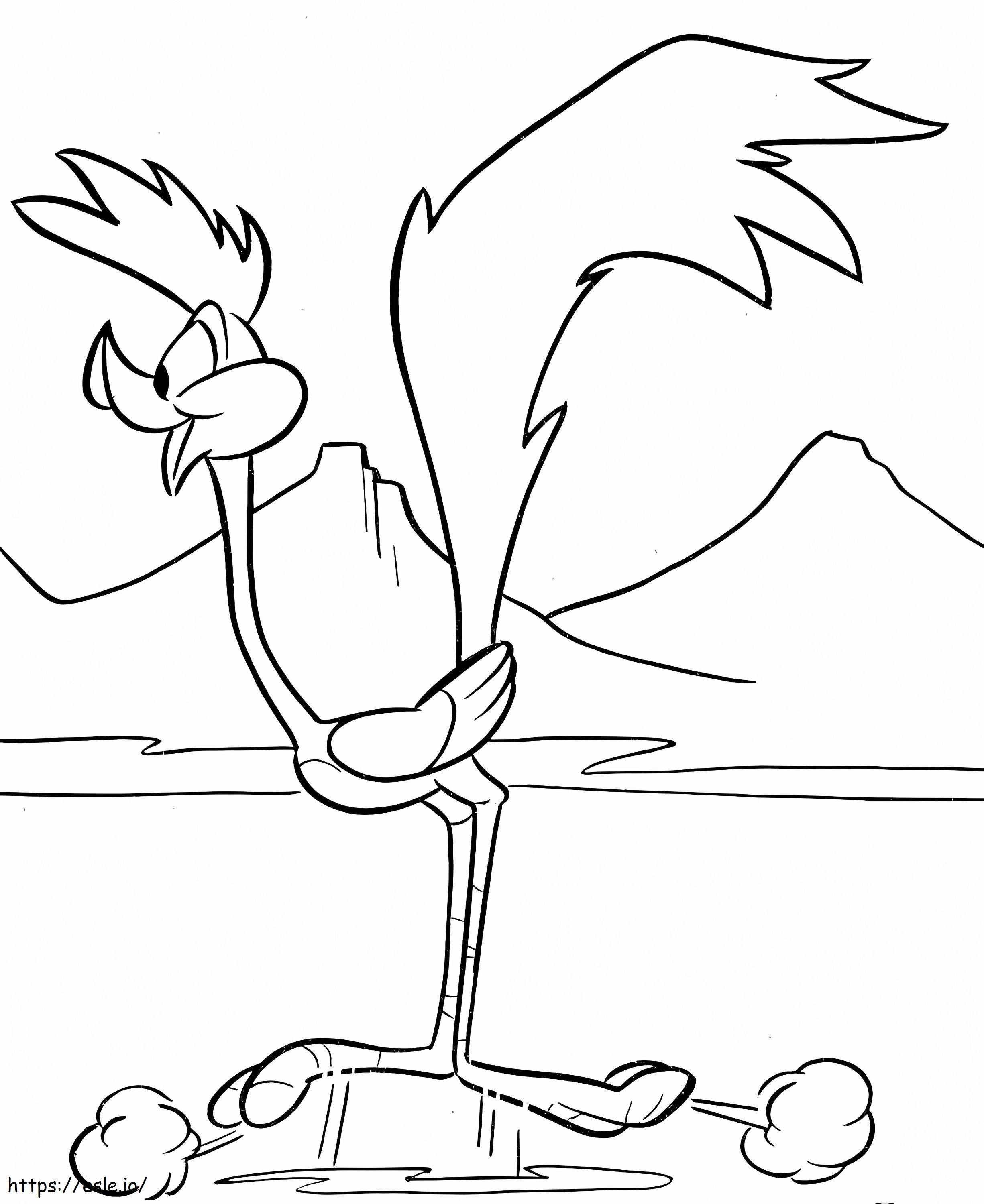 Road Runner 4 coloring page