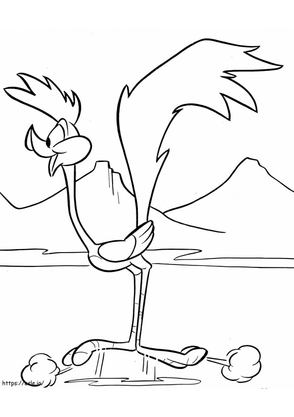 Road Runner 4 coloring page